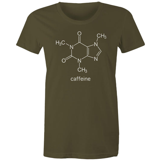 Caffeine Molecule - Womens T-shirt