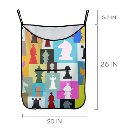 Colourful Chess - Hanging Laundry Bag