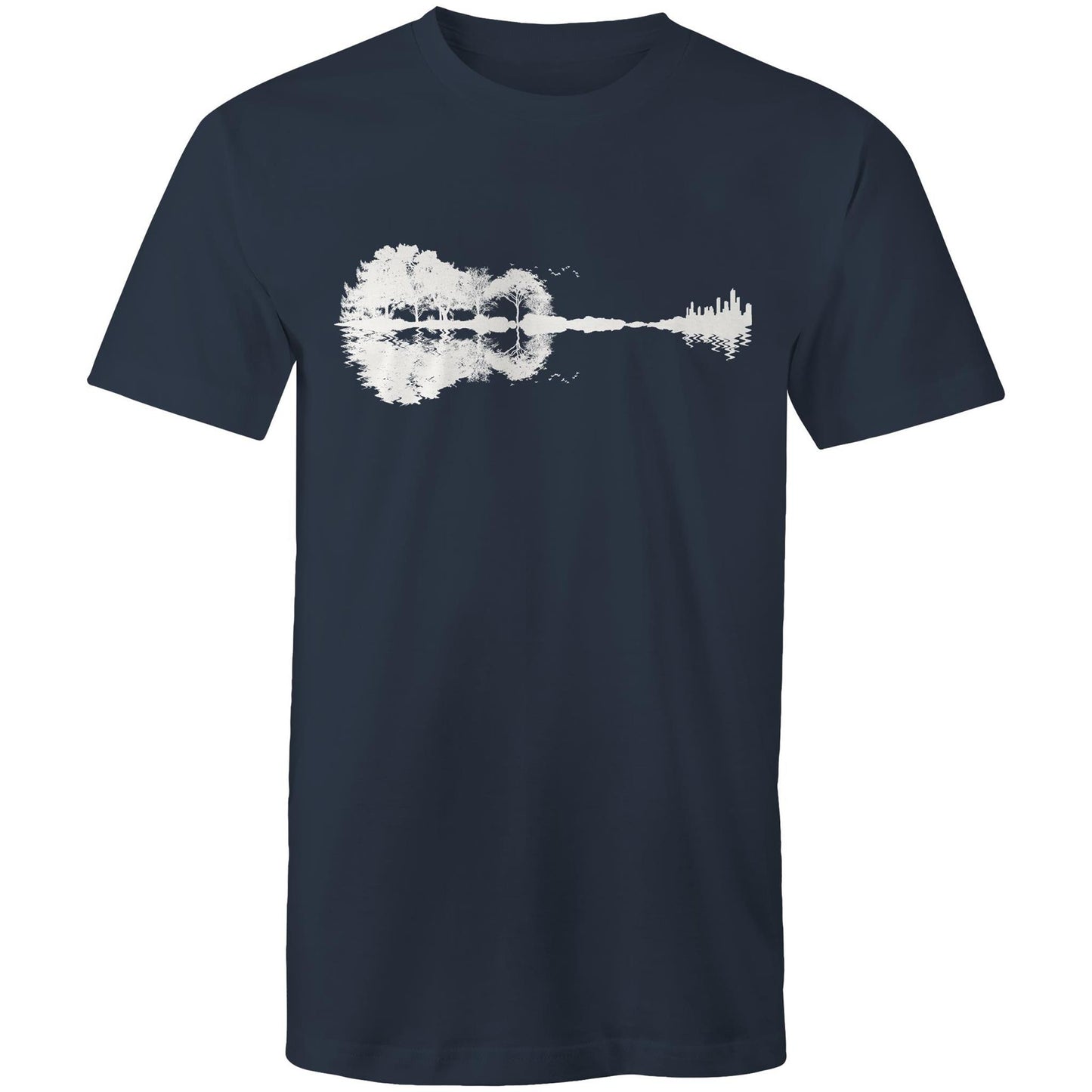 Guitar Reflection - Mens T-Shirt