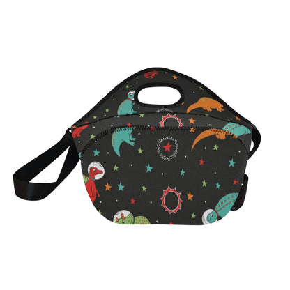 Astronaut Dinosaurs - Neoprene Lunch Bag/Large