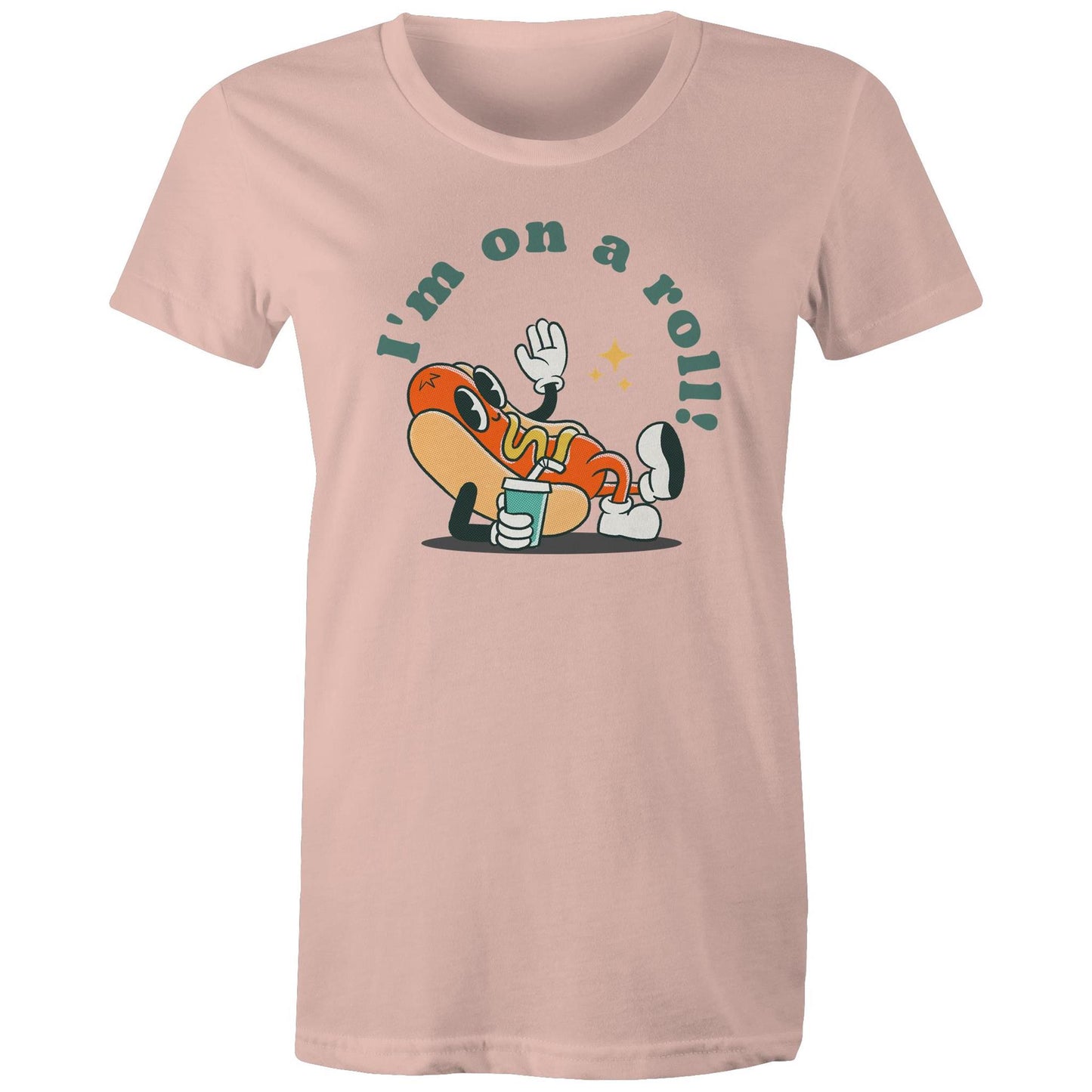 Hotdog, I'm On A Roll - Womens T-shirt