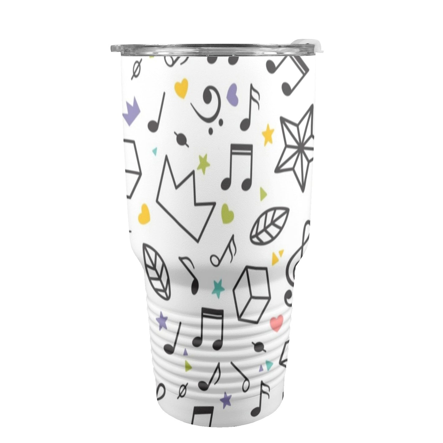 Music Time - 30oz Insulated Stainless Steel Mobile Tumbler