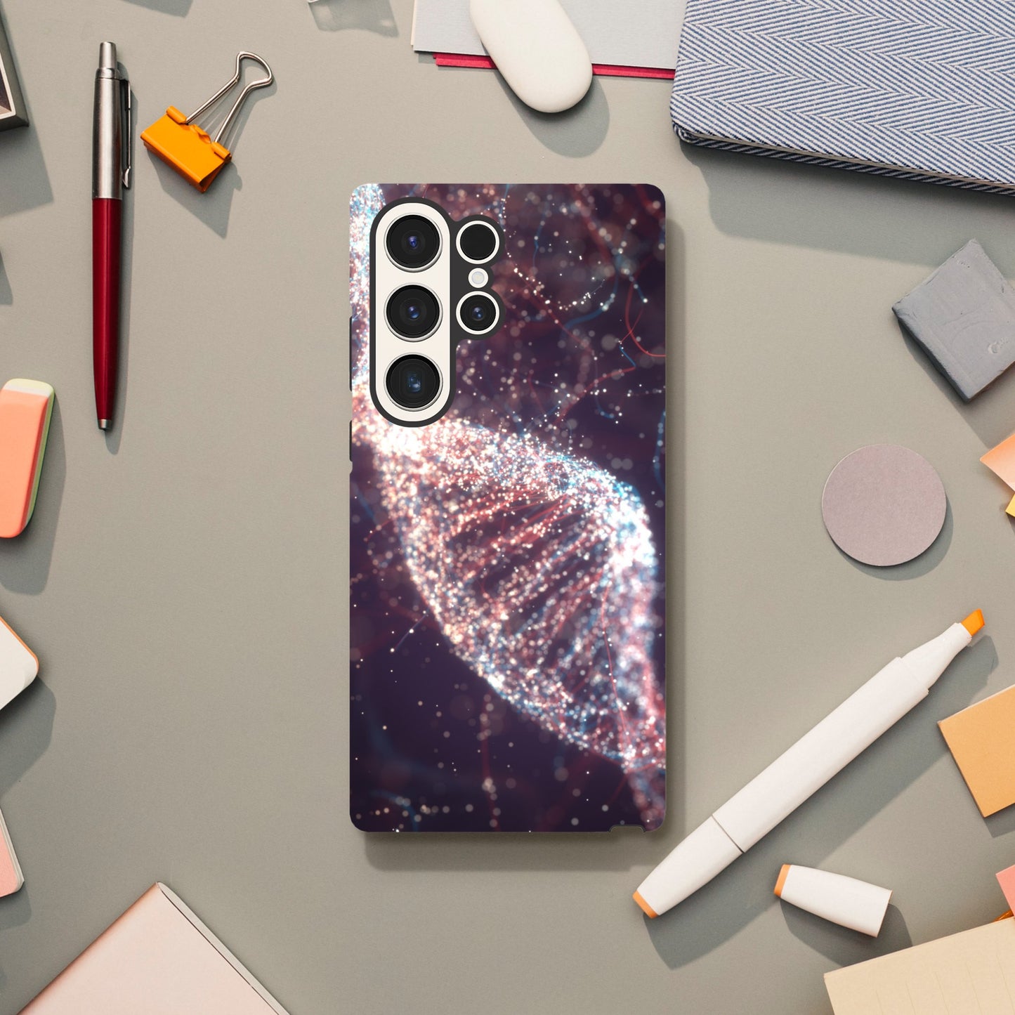 Glittery DNA - Phone Tough Case Galaxy S23 Ultra Phone Case