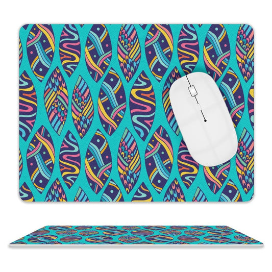 Surfboards - Leather Mouse Pad