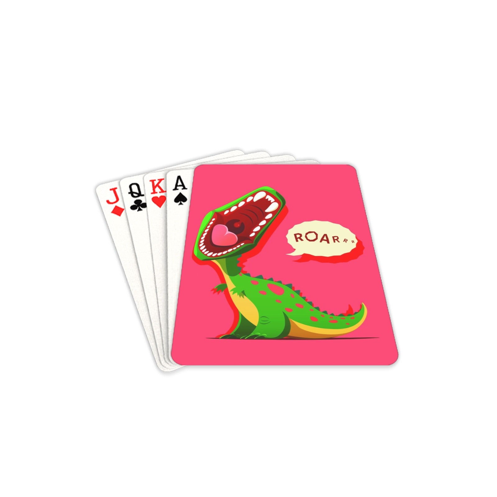 Dinosaur Roar - Playing Cards 2.5"x3.5" Playing Card 2.5"x3.5" Printed Offshore