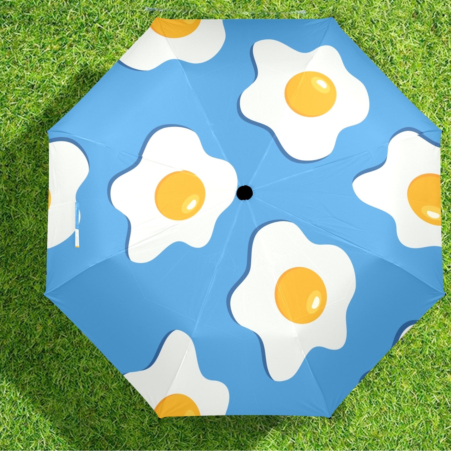 Fried Eggs - Semi-Automatic Foldable Umbrella