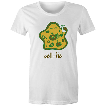 Cell-fie, Selfie Cell - Womens T-shirt