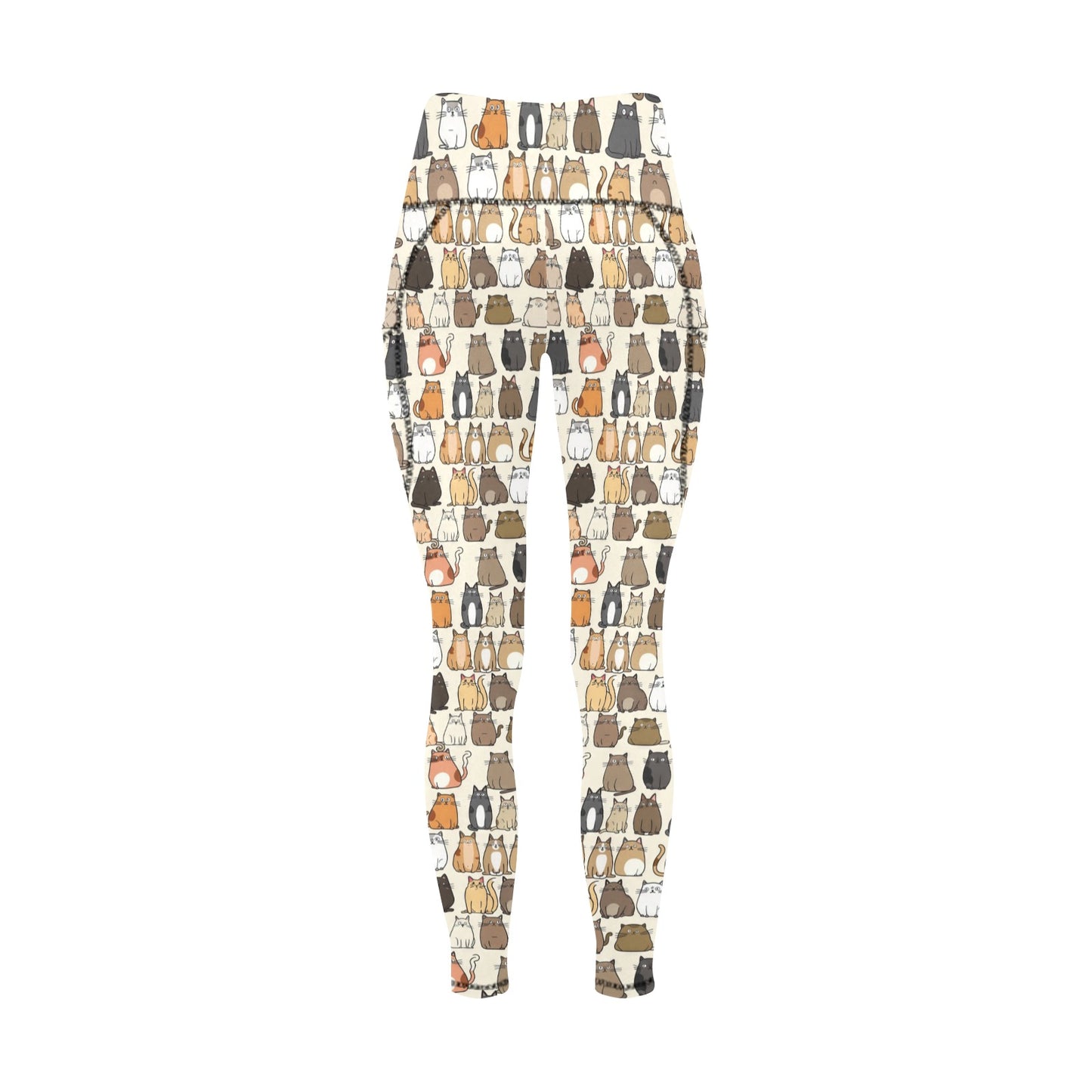 Lots Of Cats - Women's All Over Print Leggings with Pockets