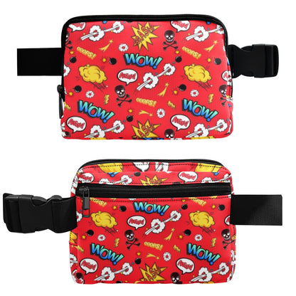 Comic Book Red - Belt Bag