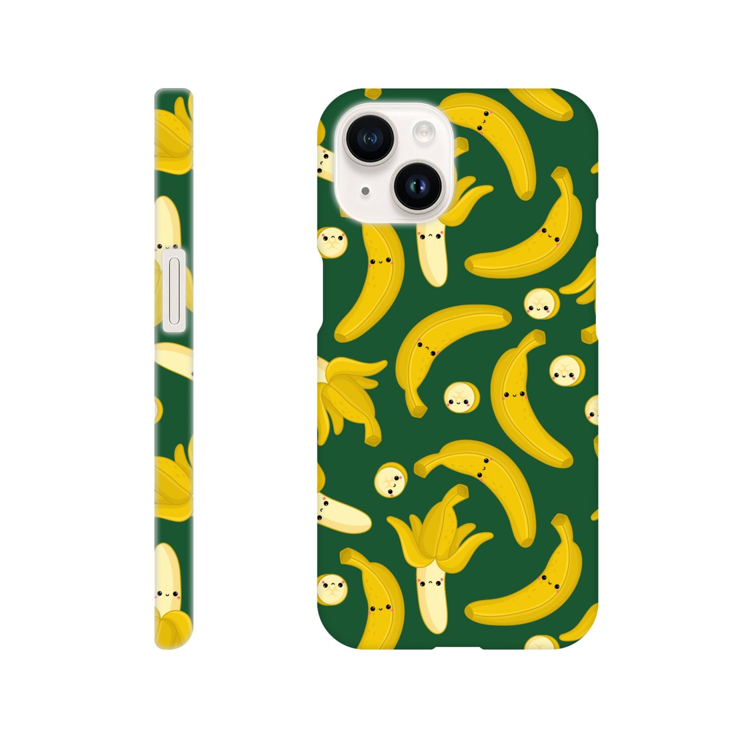 Happy Bananas - Phone Cases Slim case Apple - iPhone 14 Print Material Globally Fulfilled