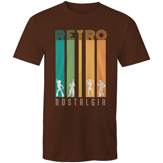 Retro Nostalgia - Mens T-Shirt Dark Chocolate Mens T-shirt Retro