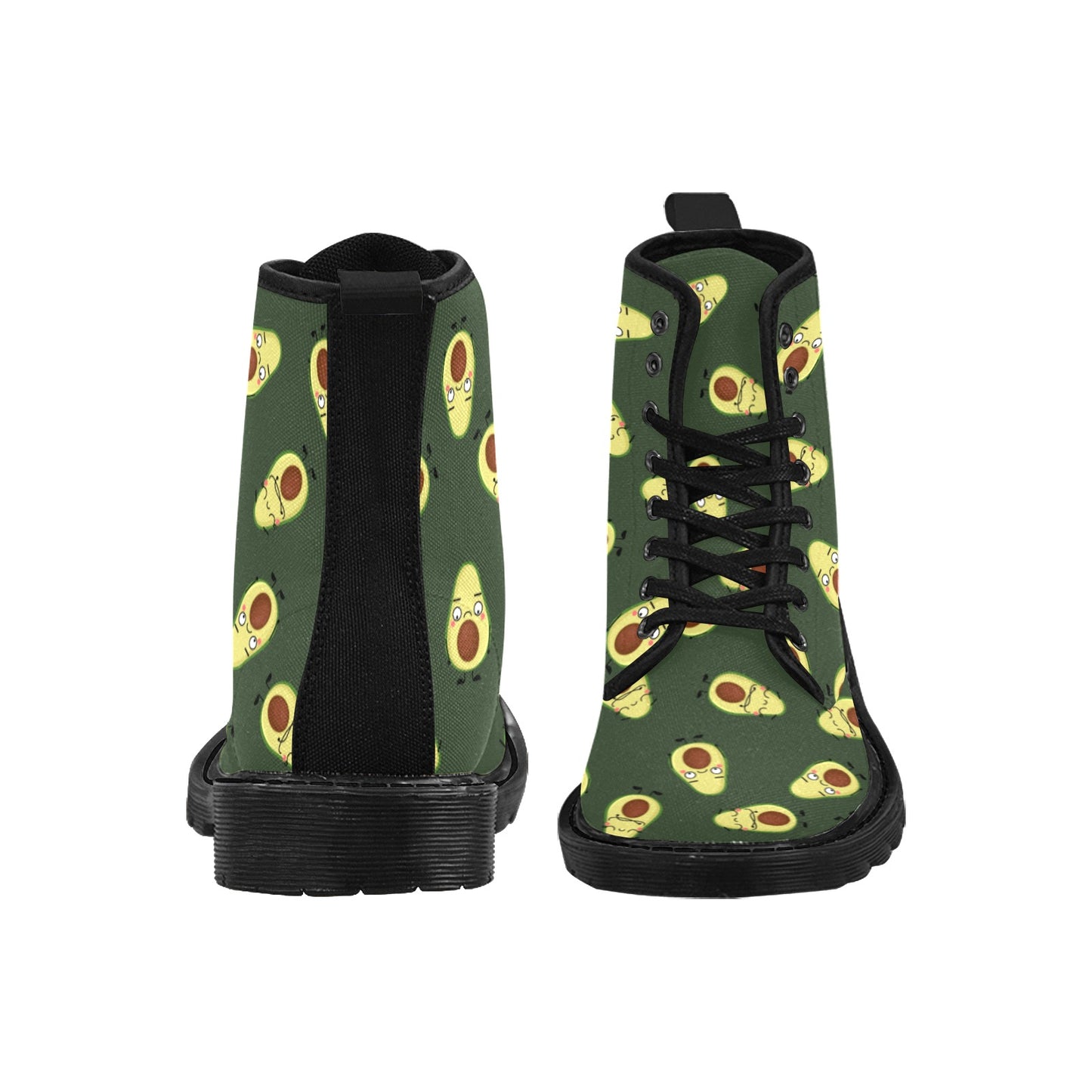 Avocado Characters - Martin Boots for Men (Black)