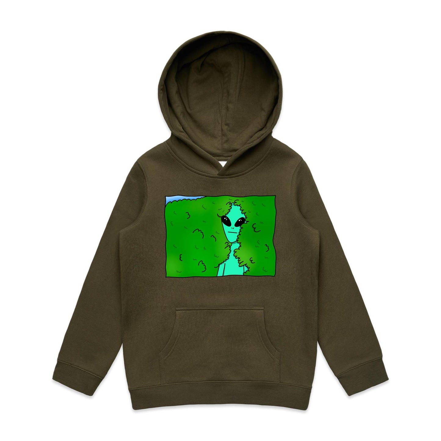 Alien Backing Into Hedge Meme - Youth Supply Hood