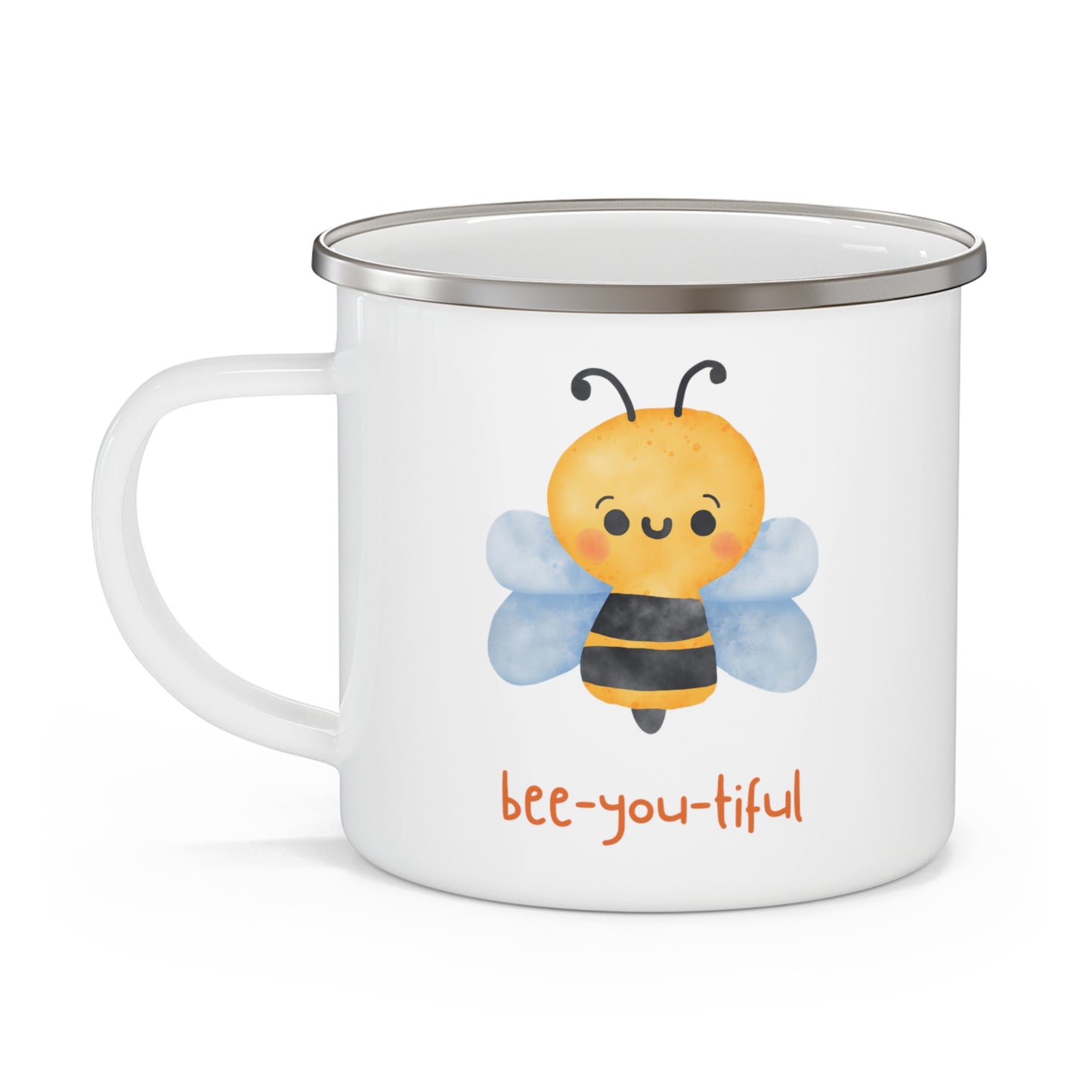 Bee-You-Tiful - Enamel Mug Enamel Mug kids