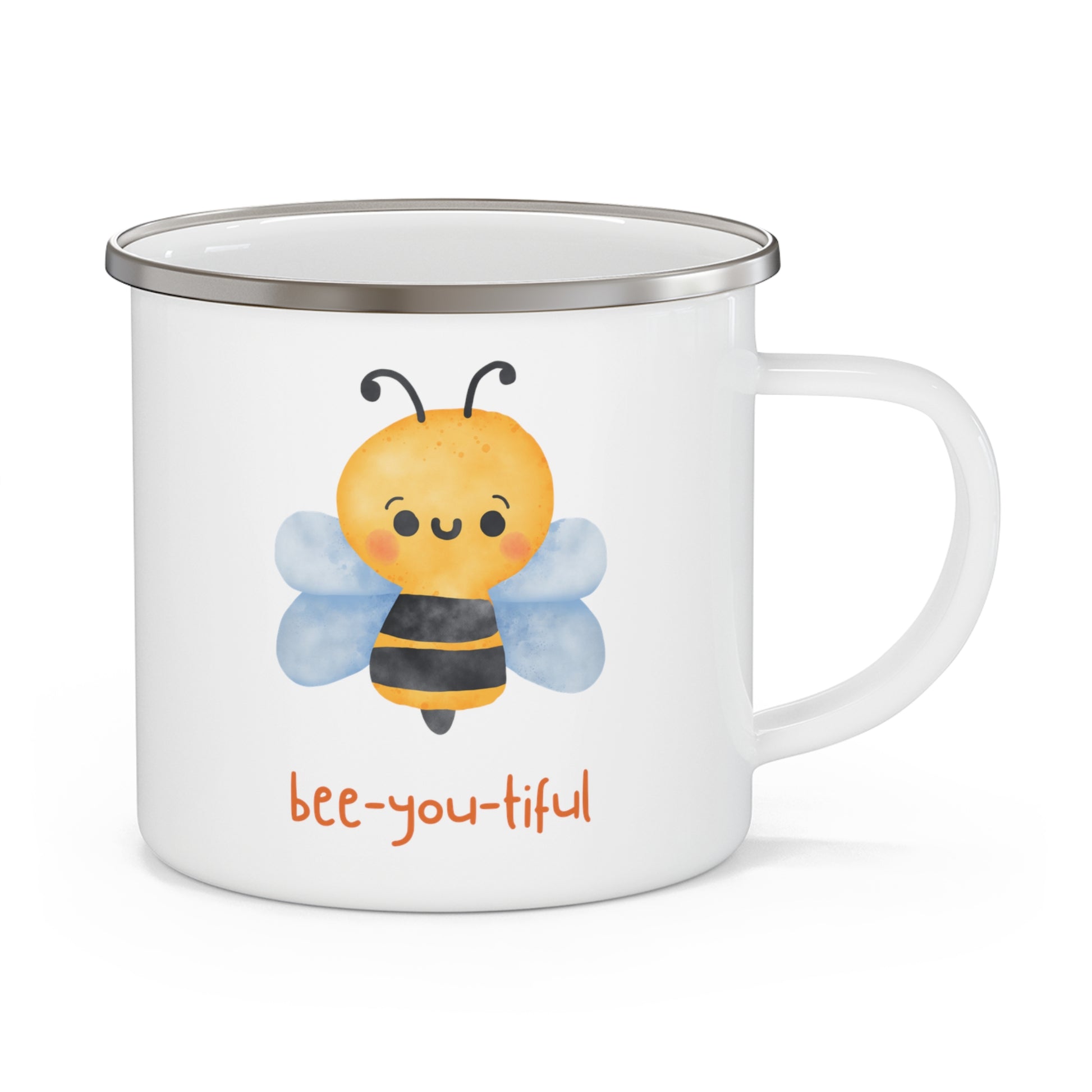 Bee-You-Tiful - Enamel Mug Enamel Mug kids