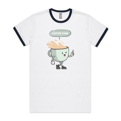 Coffee Time - Staple Ringer Tee