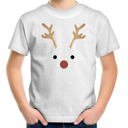 Red Nose Reindeer - Kids Youth T-Shirt