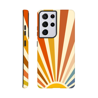 Sunshine - Phone Tough case Galaxy S21 Ultra Phone Case Globally Fulfilled Retro Summer