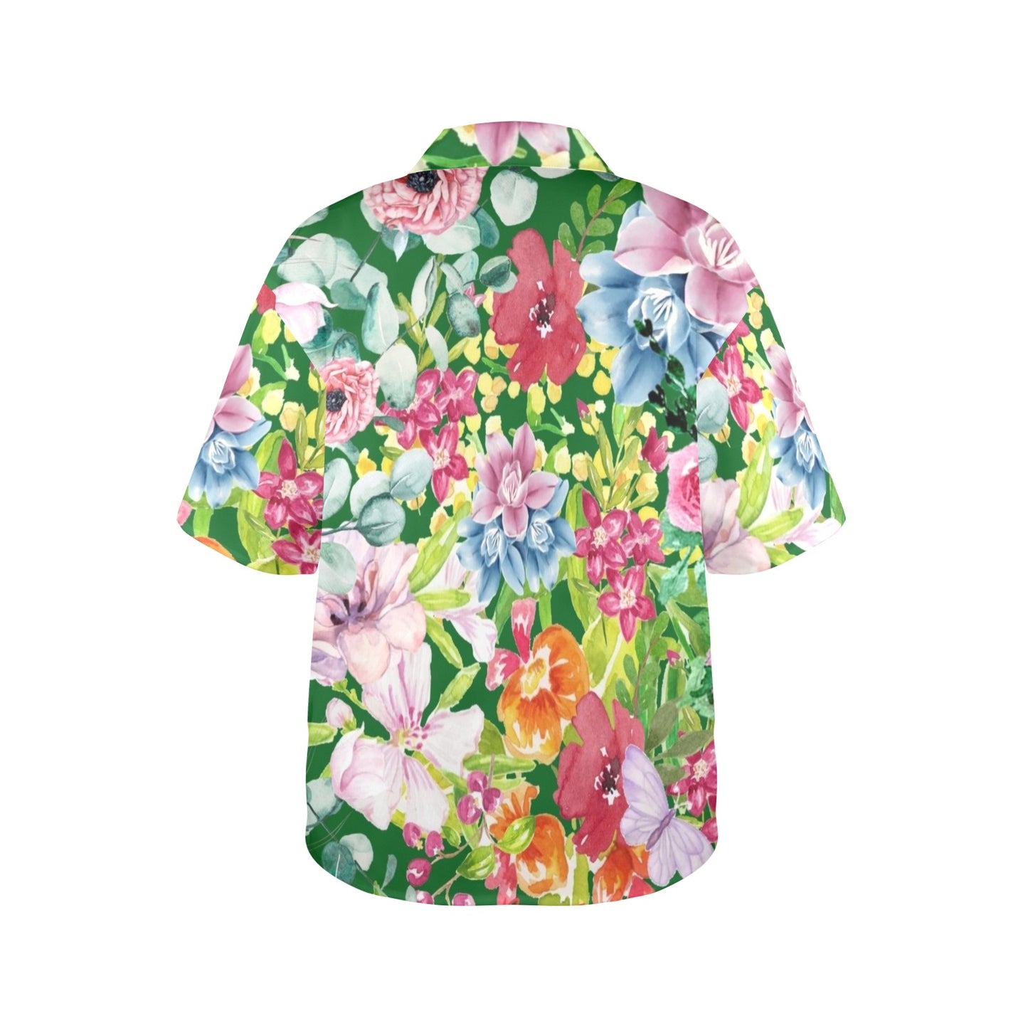 Bright Floral - Womens Hawaiian Shirt