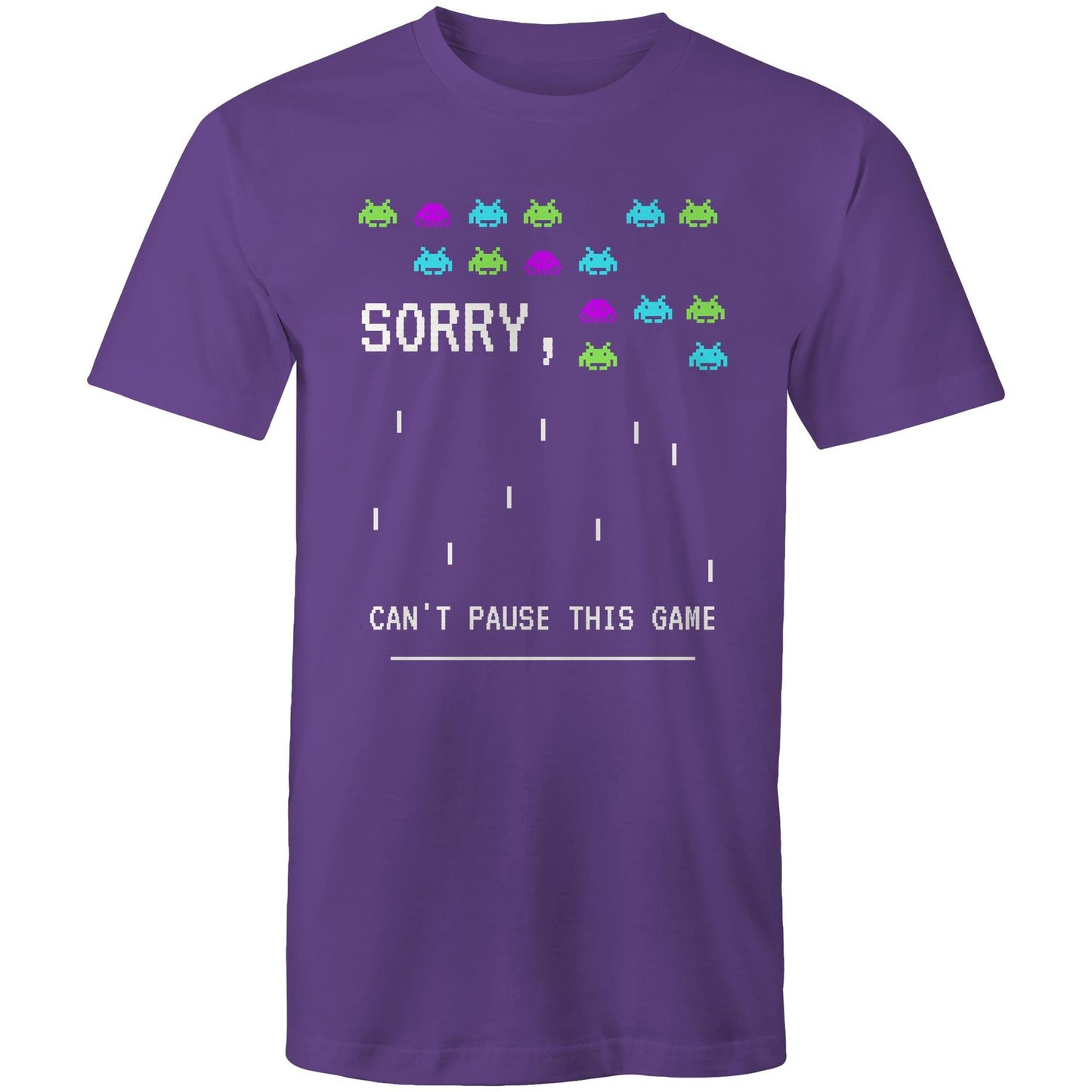 Sorry, Can't Pause This Game - Mens T-Shirt