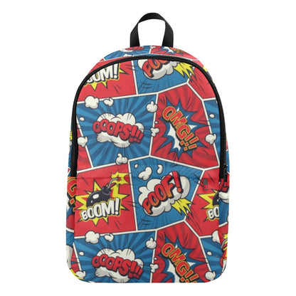 Comic Book Pop - Fabric Backpack for Adult Adult Casual Backpack comic