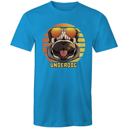 Underdog - Mens T-Shirt Arctic Blue Mens T-shirt animal