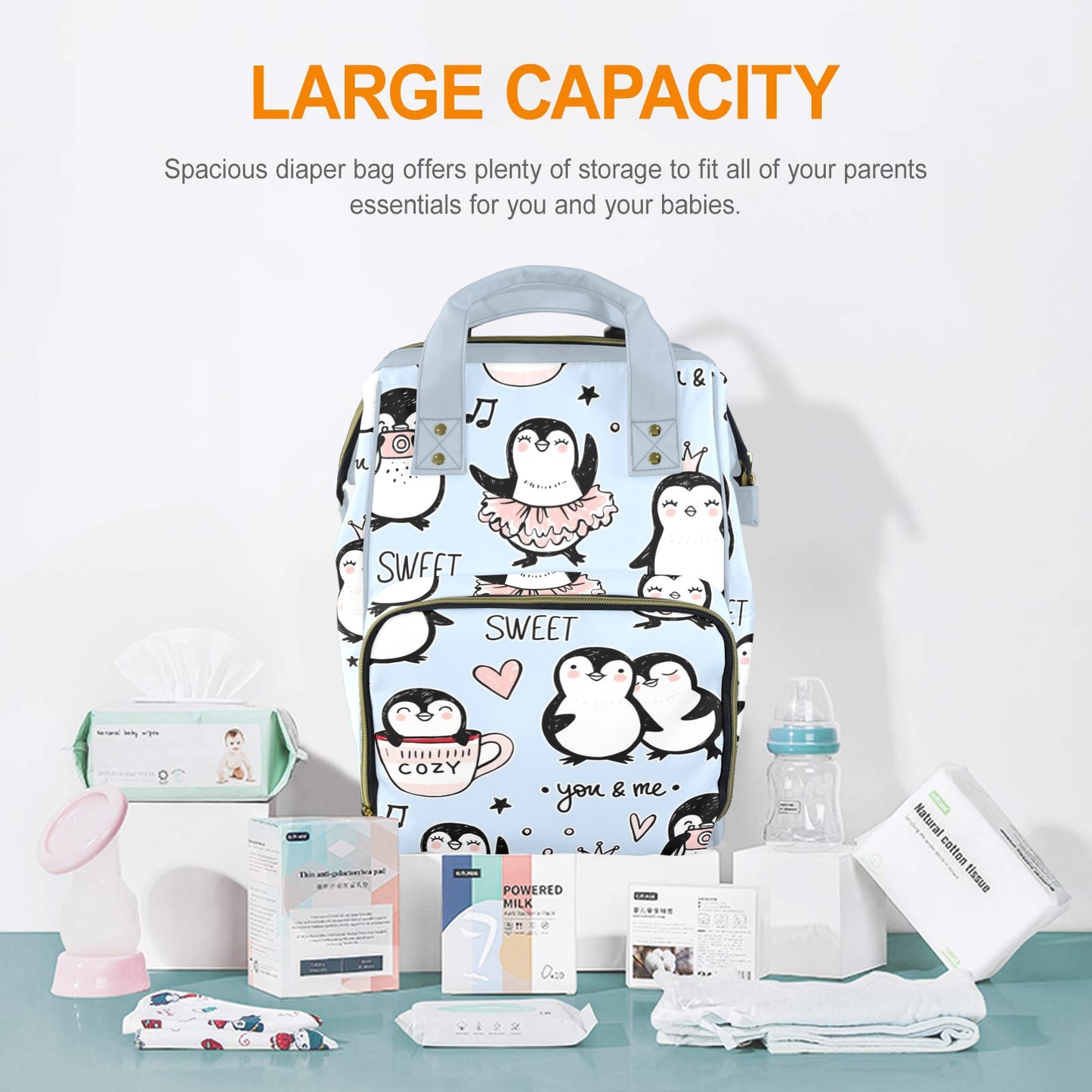 Penguin Love - Multifunction Backpack