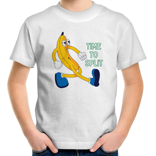 Banana, Time To Split - Kids Youth T-Shirt