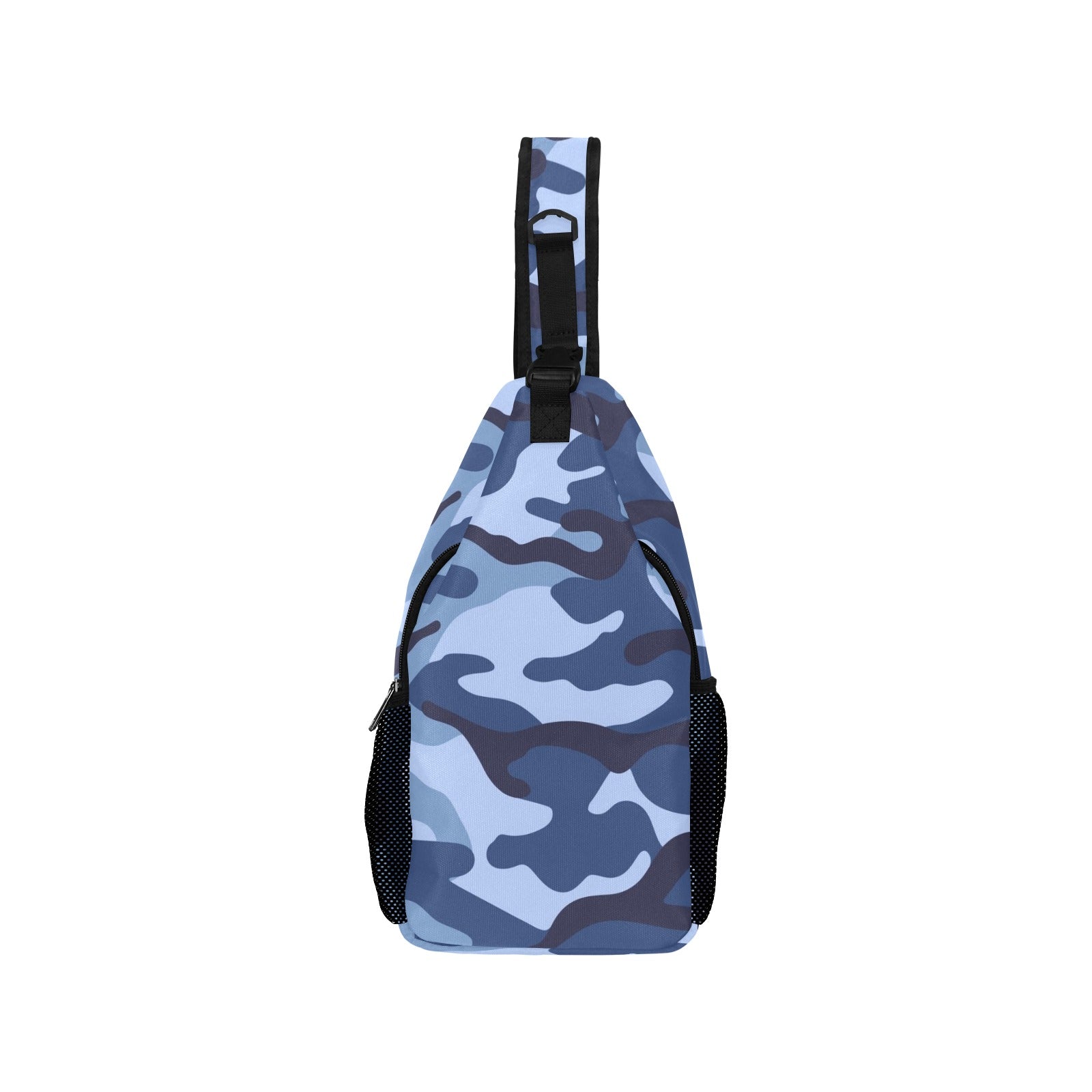 Blue Camouflage - Cross-Body Chest Bag Cross-Body Chest Bag