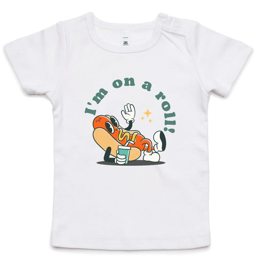 Hotdog, I'm On A Roll - Baby T-shirt