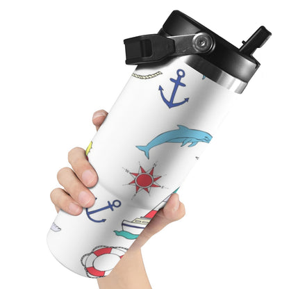 Nautical Life - 30oz Tumbler with Top Handle