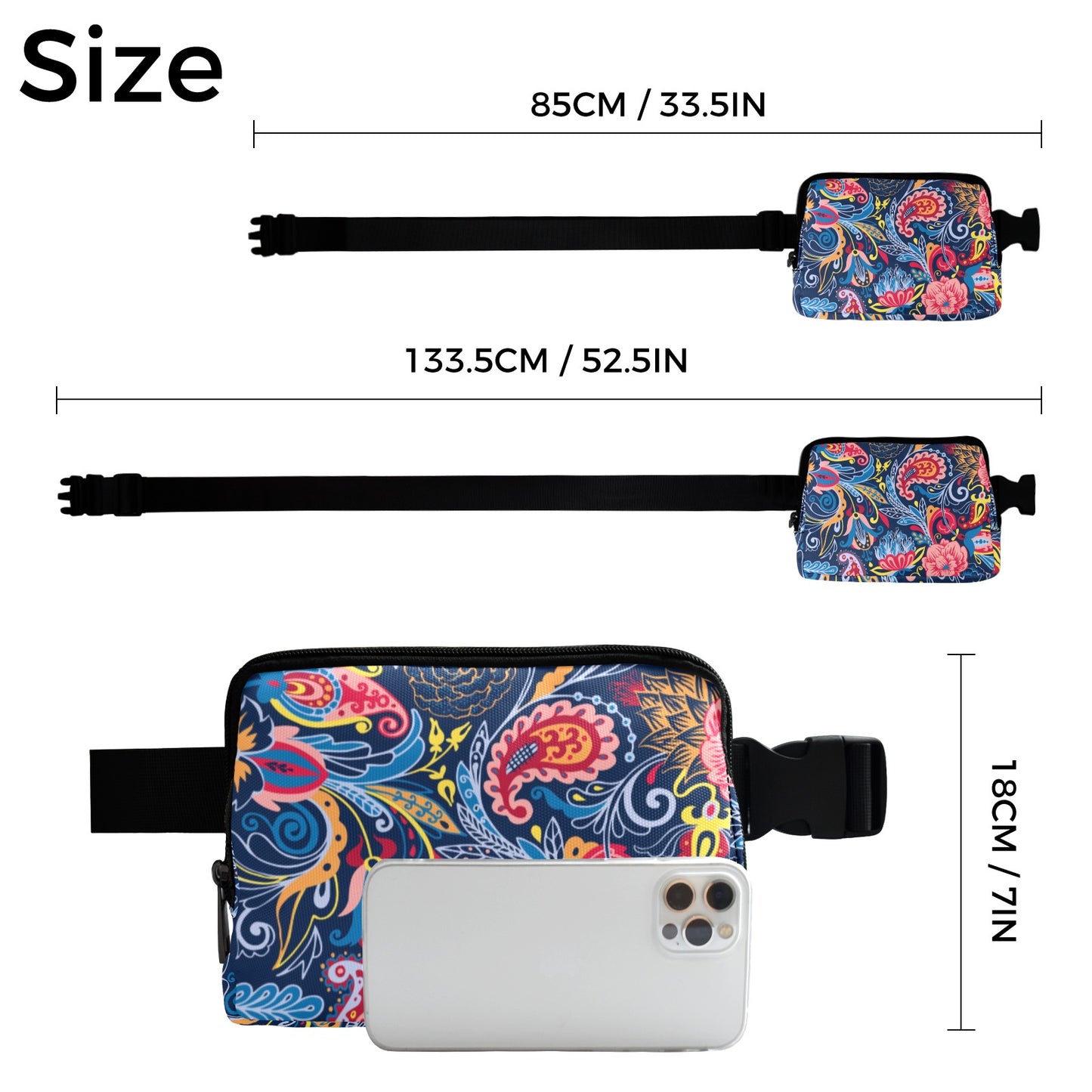 Paisley - Belt Bag Belt Bag Printed Offshore