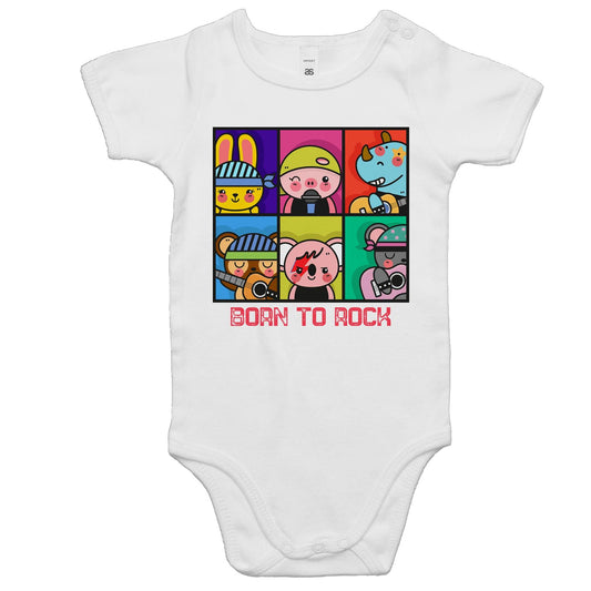 Born To Rock -Baby Bodysuit