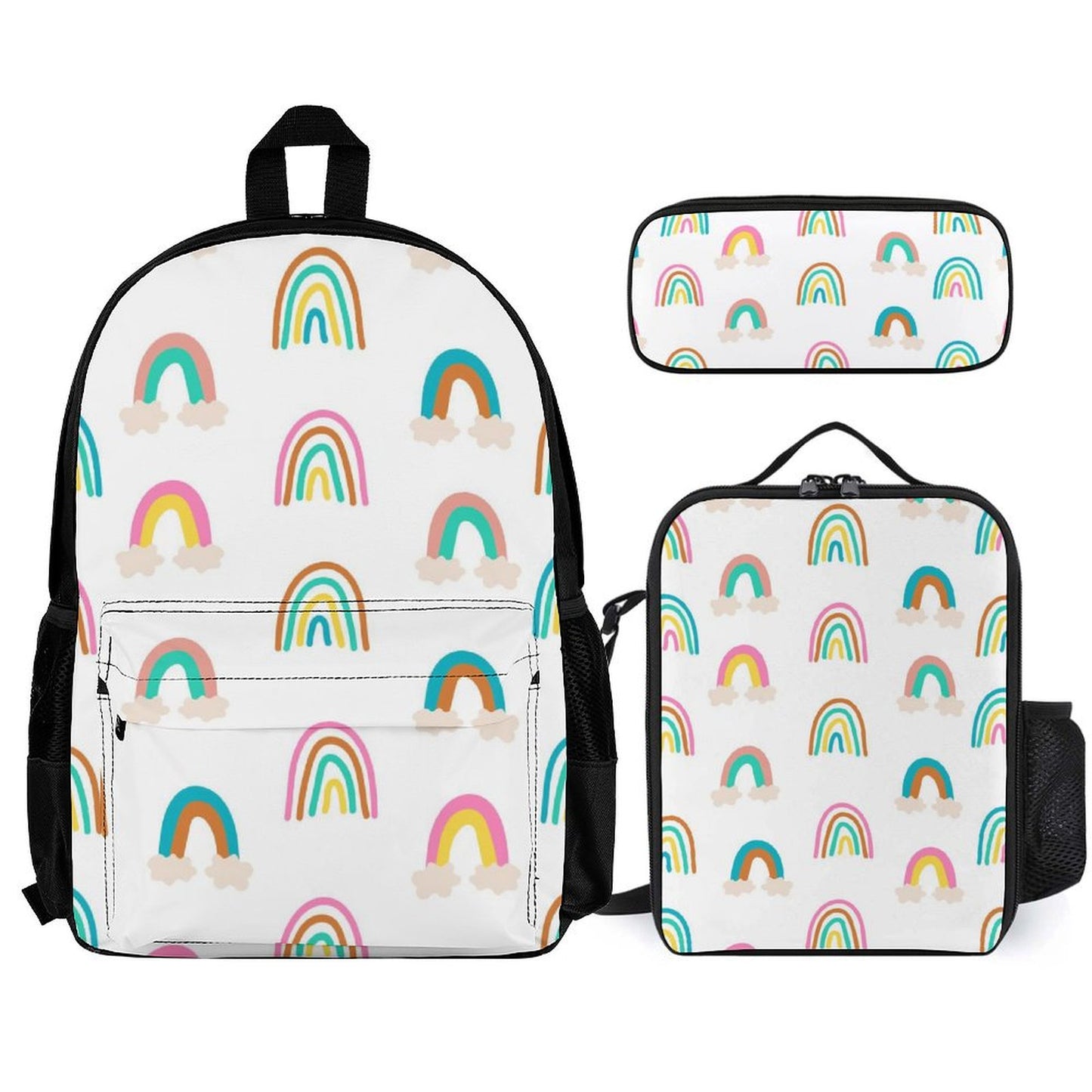 Cloud Rainbows - School Backpack Three Piece Set