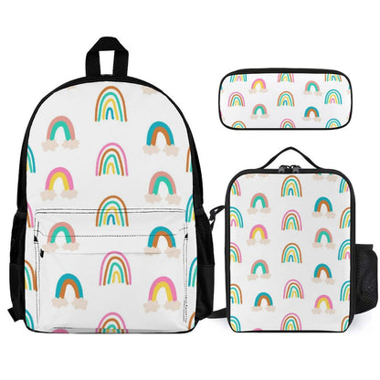 Cloud Rainbows - School Backpack Three Piece Set