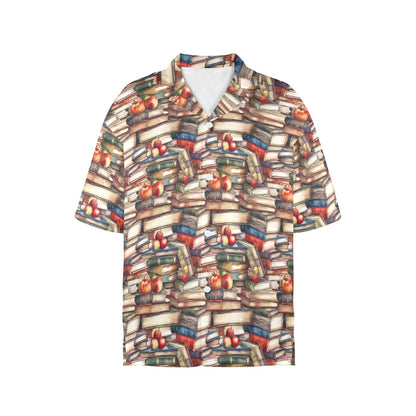 Watercolour Books - Womens Hawaiian Shirt