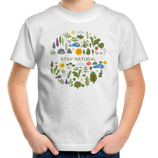 Stay Natural - Kids Youth T-Shirt