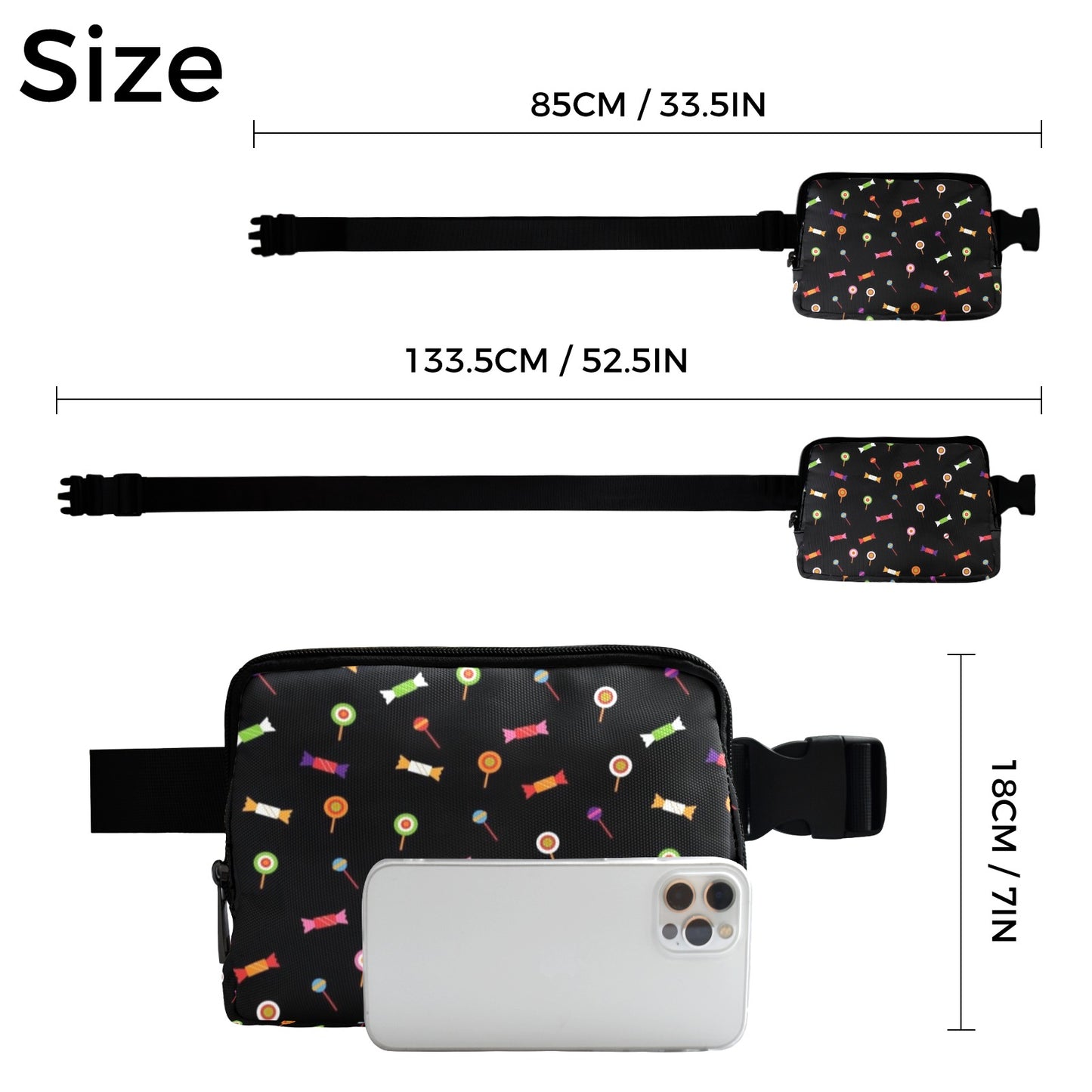 Candy - Belt Bag Belt Bag Food Printed Offshore