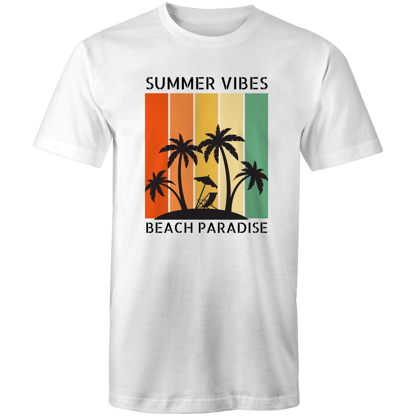 Beach Paradise, Summer Vibes - Mens T-Shirt