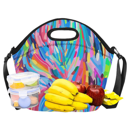 Brushstrokes - Neoprene Lunch Bag/Large