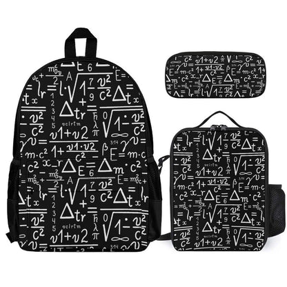 Mathematics - School Backpack Three Piece Set