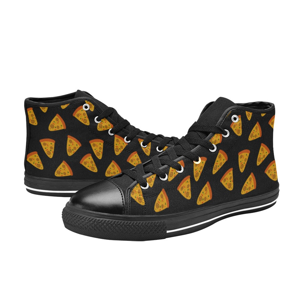 Pizzas - Women's High Top Canvas Shoes