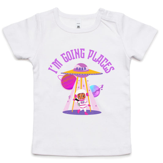 Kid Astronaut, I'm Going Places - Baby T-shirt