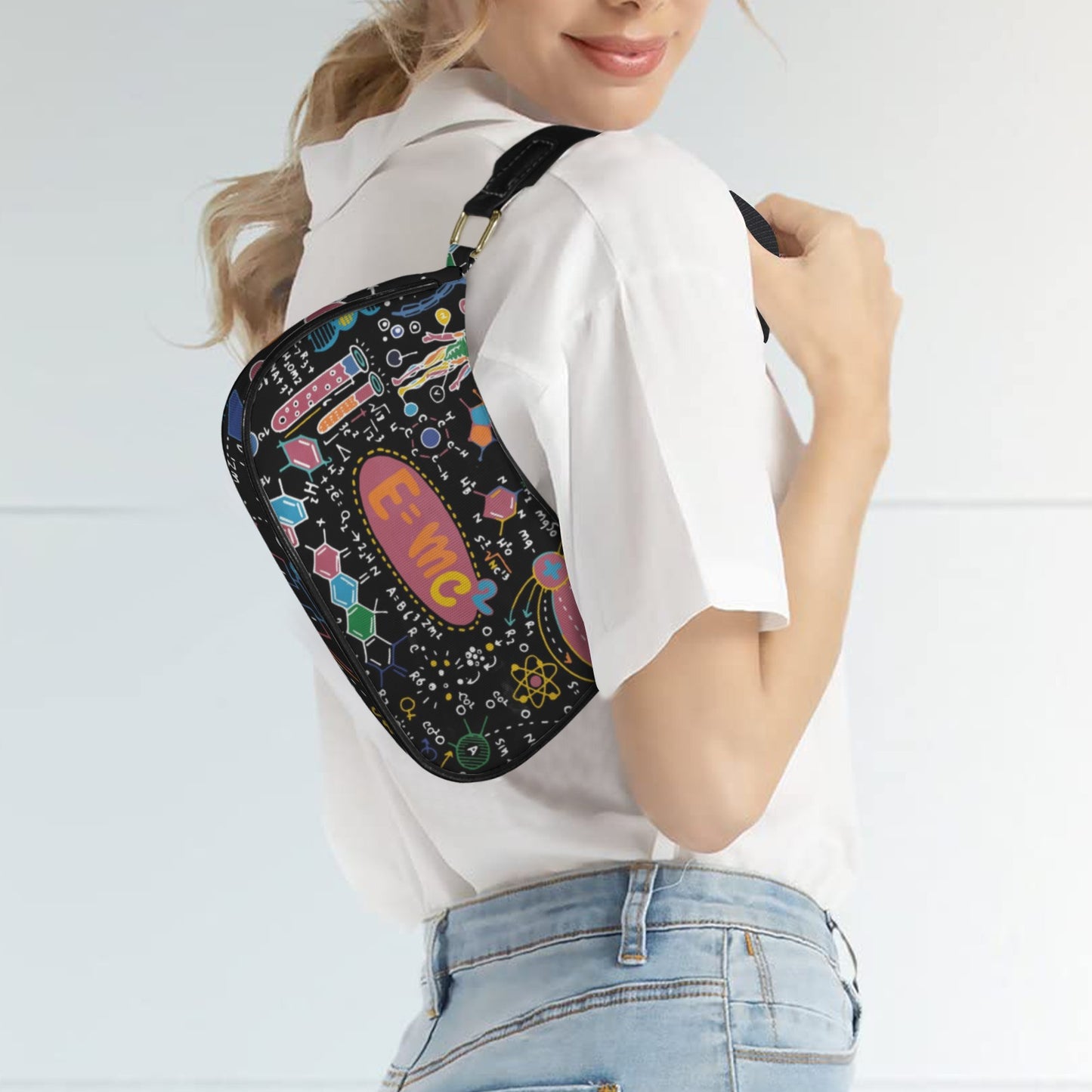 Science Time Blackboard - Small Shoulder Bag