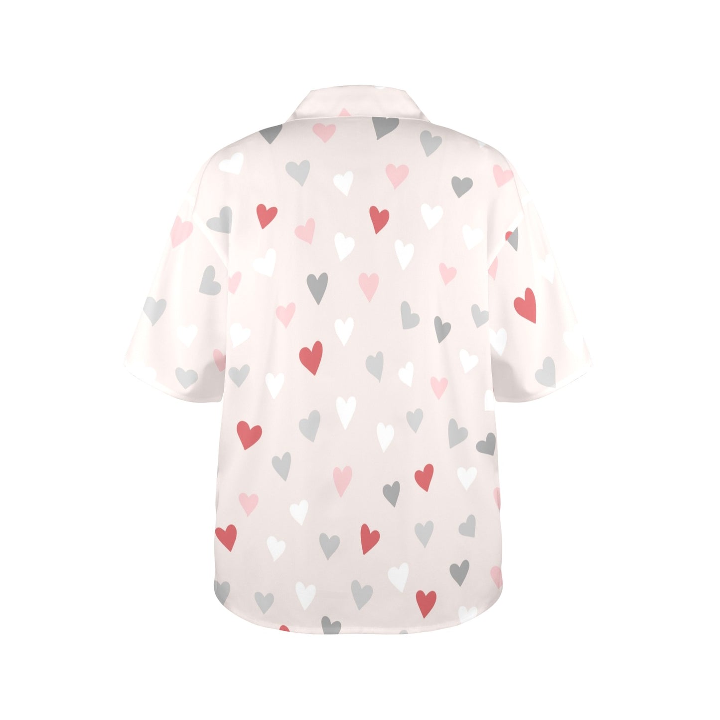 Pretty Hearts - Womens Hawaiian Shirt