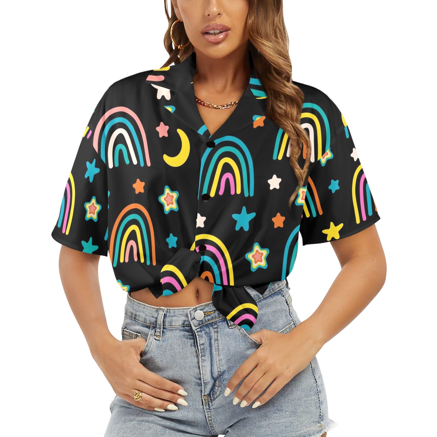 Rainbows - Womens Hawaiian Shirt