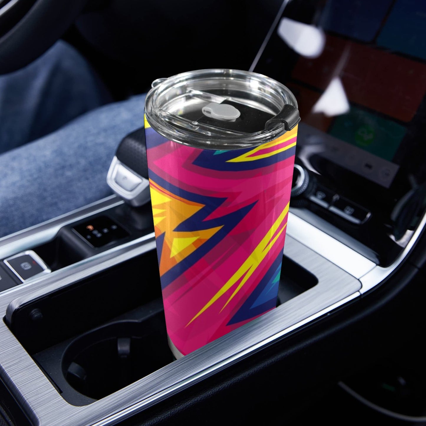 Abstract Bright - 20oz Travel Mug / Tumbler