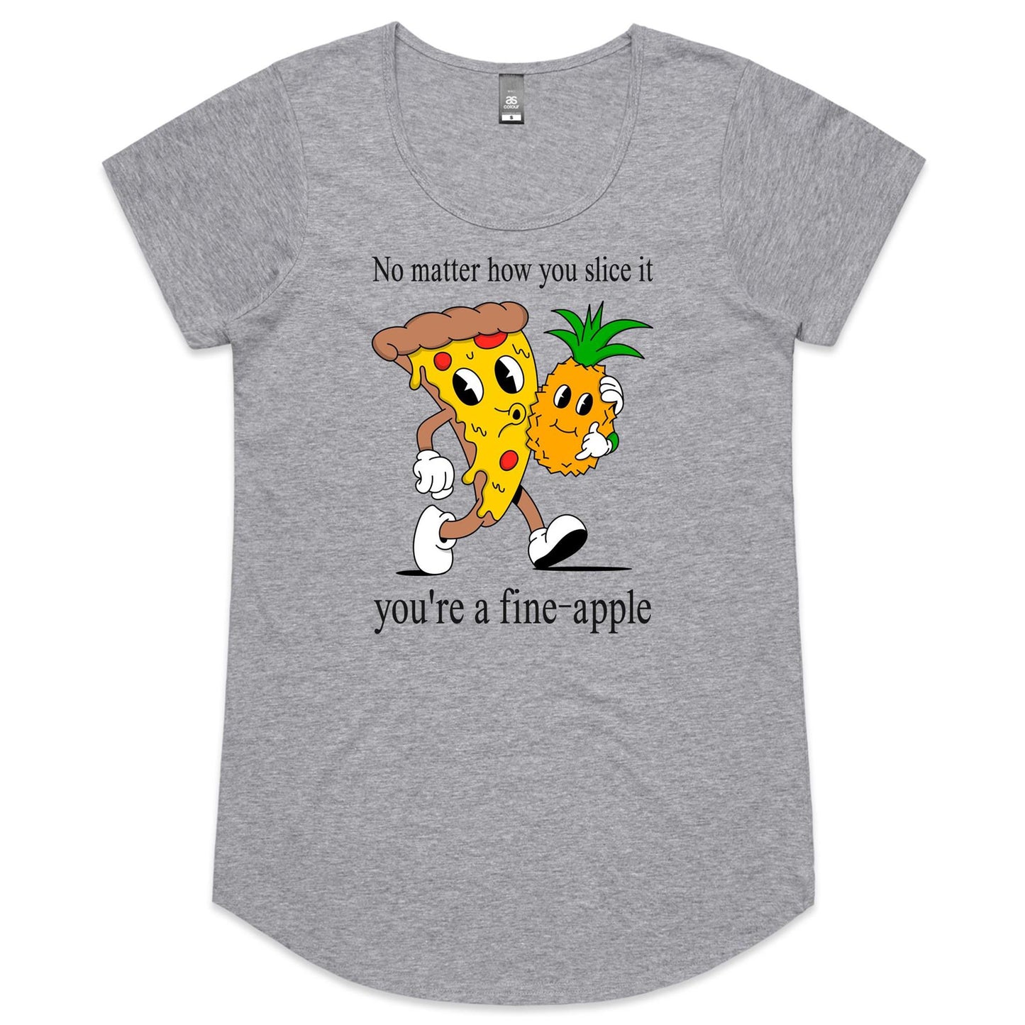 Pineapple Pizza - Womens Scoop Neck T-Shirt