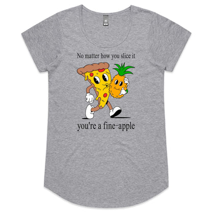 Pineapple Pizza - Womens Scoop Neck T-Shirt