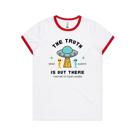 The Truth Is Out There - Women's Ringer Tee